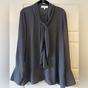 Lark & Ro Black & White Print with/ Removable Tie Size 14